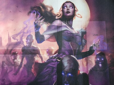 Liliana Magic The Gathering TCG Playmat (7) | eBay