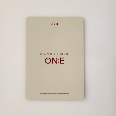 ミュージック BTS MAP OF THE SOUL ON:E BTS MOS ON:E ONE Official Backpack Photo Card PC MAP OF THE SOUL