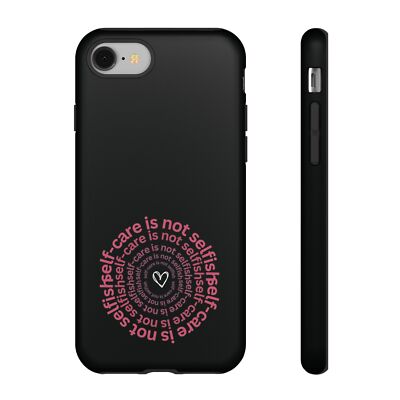 Mak's Apparel Black Circle Tough Cases (Apple, Google Pixel, and Samsung Galaxy)
