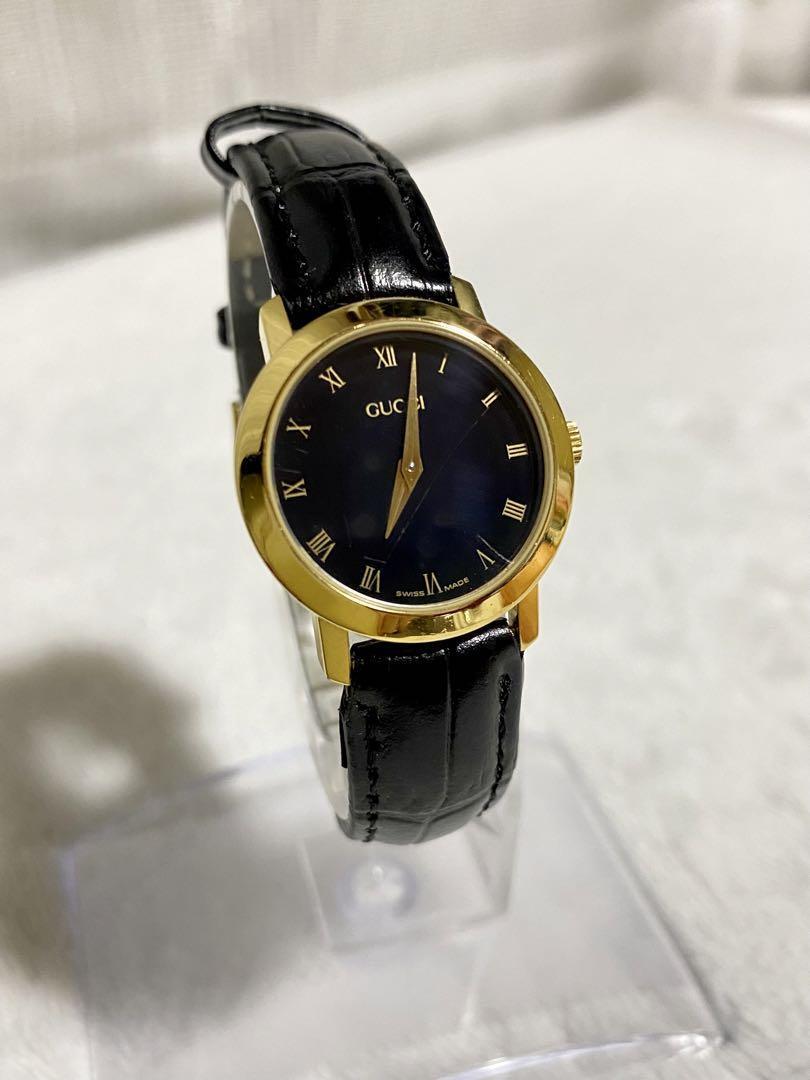GUCCI GUCCI QZ 2200L Round Roman black dial Women's watch GUCCI GUCCI QZ 2200L Round Roman black dial Women's watch