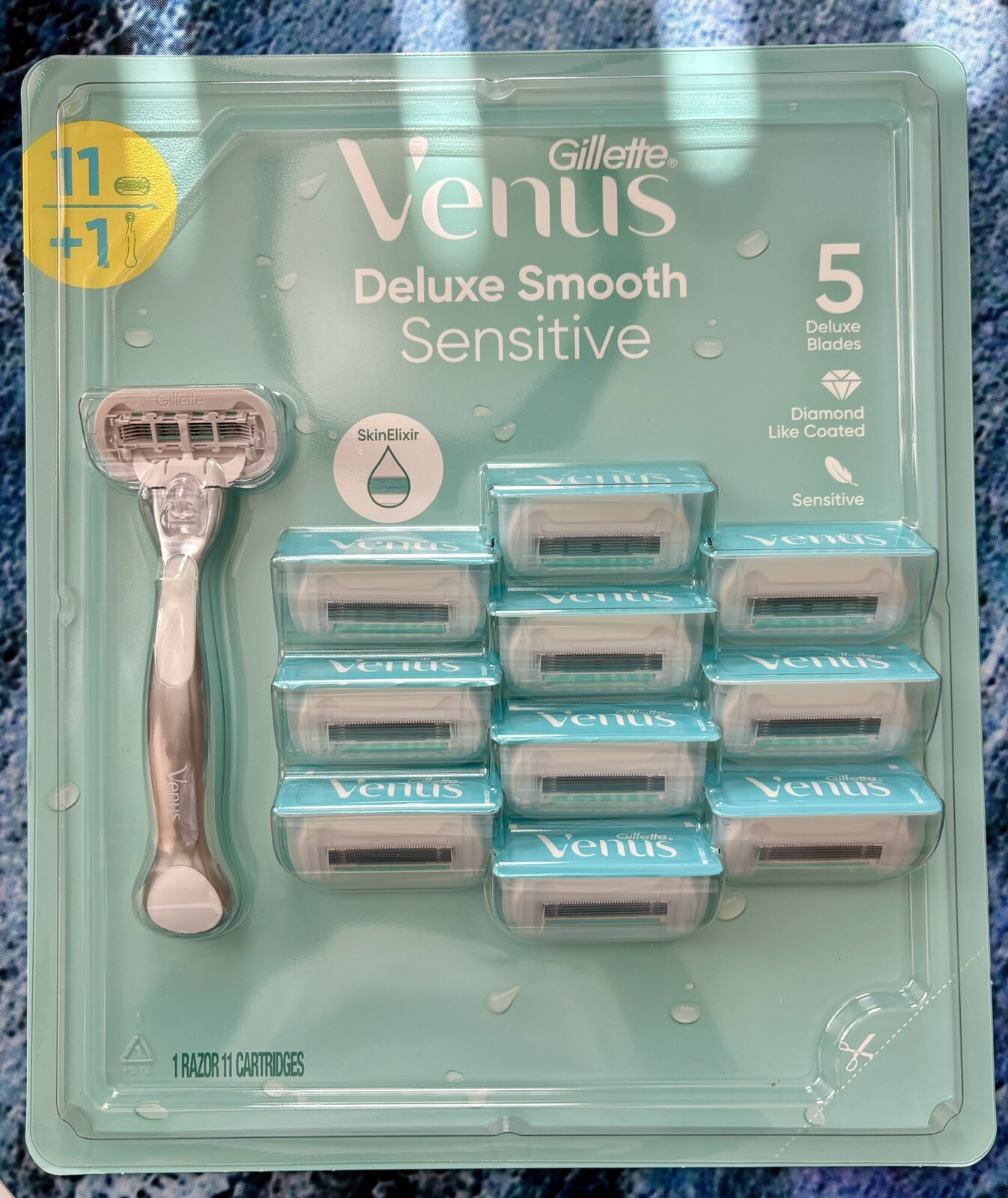 Gillette Venus Razor Deluxe Smooth Sensitive 1 Razor 11 Cart