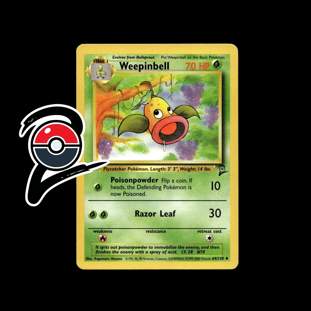 weepinbell pokemon card value Weepinbell (2/145) - SM Guardians Rising