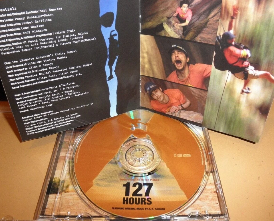 127 Hours CD soundtrack AR Rahman score esther phillips SIGUR ROS withers Foto 2 de 3