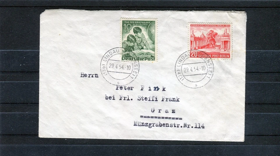 Berlin Michel Nr. 80 und 116 Mischfrankatur auf Bedarfsbrief - b0298 - Bild 1 von 1