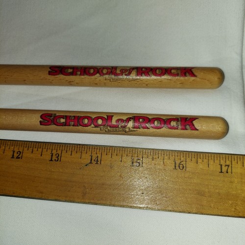 School of Rock The Musical par de baquetas Broadway Jack baquetas negras - Imagen 4 de 6