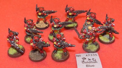 Figurines Warhammer 40K – Kasrkin (10x) Avec Lance-flammes/grenades – OOP – Neuf