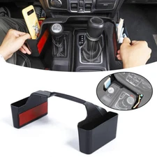 Gear Shift Storage Box Side Organizer Tray For Jeep Wrangler JL 2018+ & JT 2020+