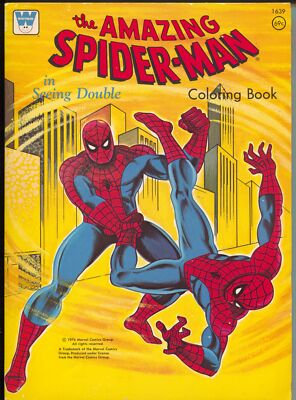 Amazing Spider-man Coloring Book #1639 1976 - Whitman -VF