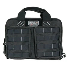 GPS Tactical Range Bag Soft - Up To 6 Pistols with 2 Removable Pouches Black