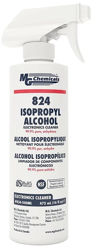 MG Chemicals 99.9% Isopropyl Alcohol Electronics Cleaner - 475 mL Liquid Spray