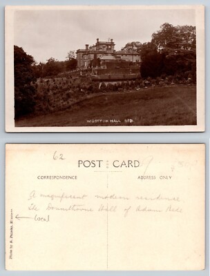 Wootton Hall (Lodge), Staffs - RP Pub. D Palmby von Ellastone