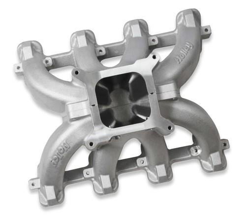 Holley 300-256 Cathedral Port Race Intake Manifold Carb LS1 LS2 LSX Free T Shirt - Bild 2 von 13