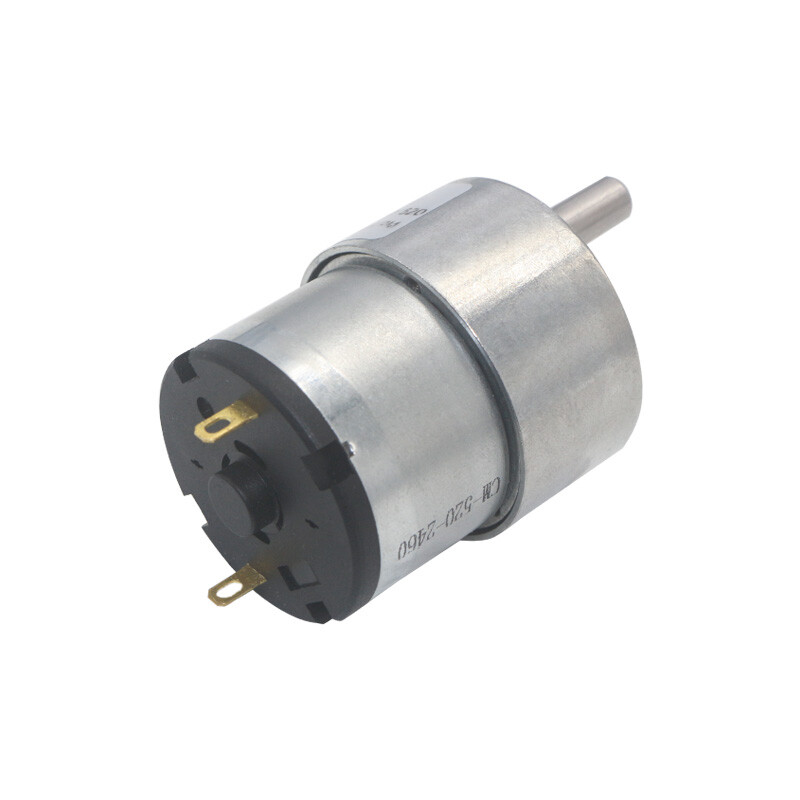 Motore DC Con Riduttore JGB37-555 12V/24V 10-800 RPM Albero 6mm