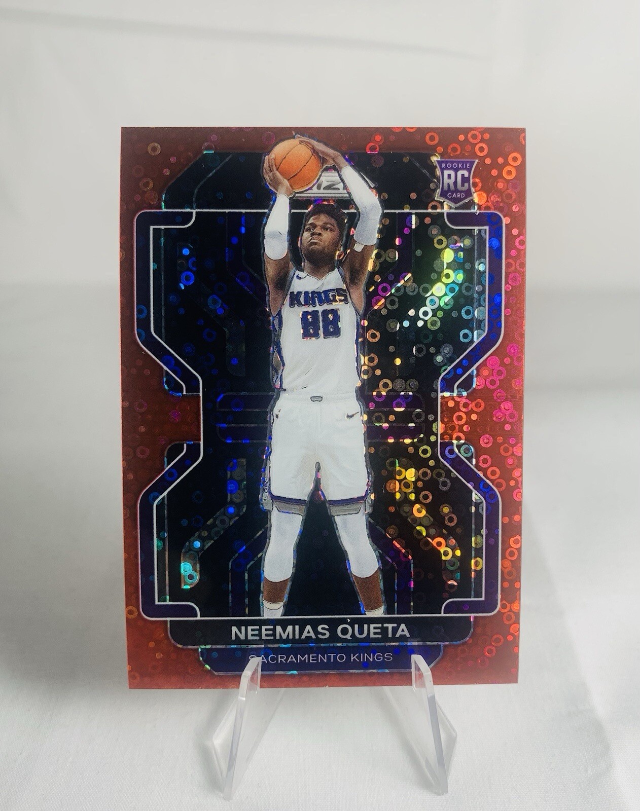 2021-22 Panini Prizm Red Disco Prizm /100 Neemias Queta #316 RC Rookie SP