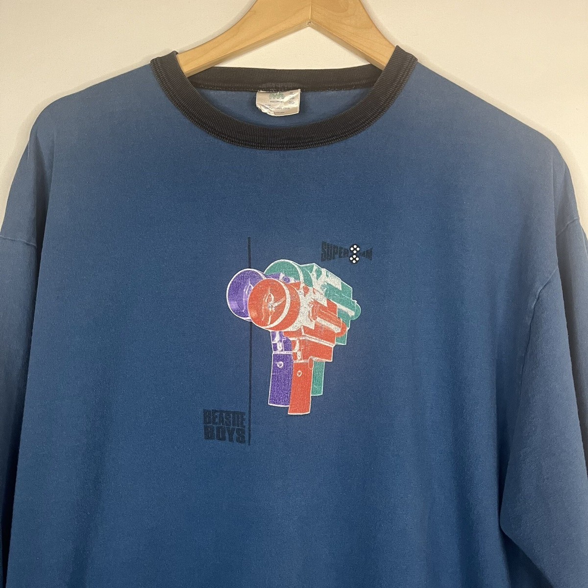 RARE 1990s Vintage Beastie Boys Shirt Long Sleeve Rap Tee 