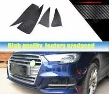 for Audi A3 S-LINE S3 Sedan 2017-2020 Carbon Fiber Four piece front wind blade
