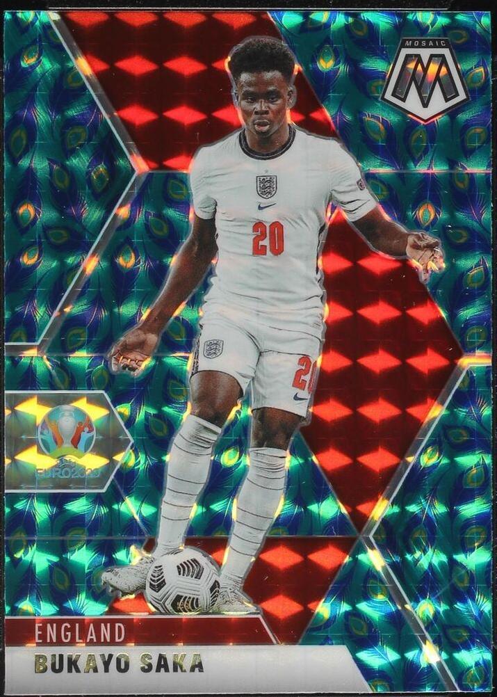2021 Panini Mosaic UEFA Euro 2020 Bukayo Saka #106 for sale | eBay