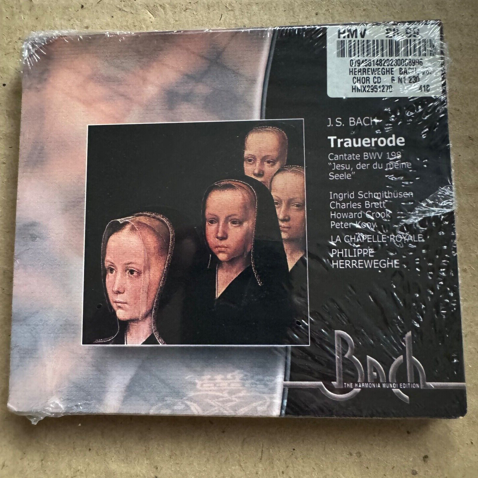 Bach Cantate BWV 198 Cantate BWV 78 Herreweghe NEW SEALED CD