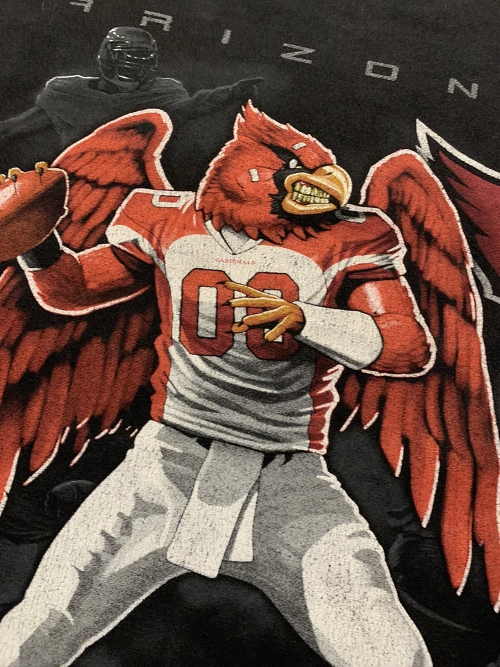 Camisa Gráfica De Colección Arizona Cardinals NFL Fútbol 4XL Gráfica Grande Y2K Pájaro Foto 4 de 4