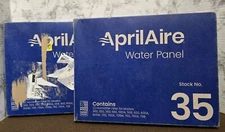 2 Pack AprilAire Water Panel 35 Humidifier Filter for 300, 350, 360, 560, 600