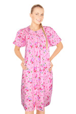 JEFFRICO House Dresses for Women with Pockets Lightweight Dusters Housecoat 2020