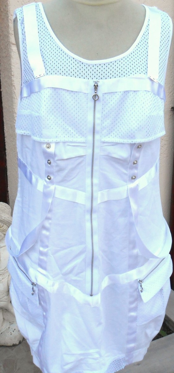 Robe Noire Rayée "La Mode Est à Vous" Taille 42 - Occasion Très Bon état, Genou, Sans Manches