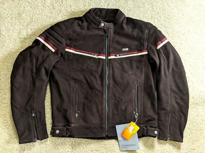 Jentlouis、Switch Riders Jacket Riders Jacket Waxed Canvas | Tobacco Purple Interior