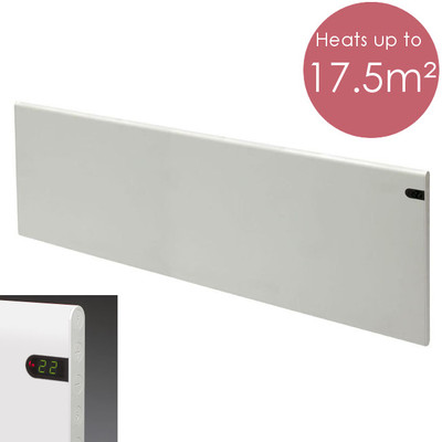 ADAX NEO Electric Panel Heater Timer, Wall Mounted, 1400W, White, Large  Lot 20 UK