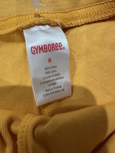 Gymboree Glamour Safari Yellow Cotton shorts size 8 Nwot - Picture 2 of 3