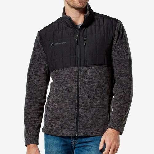 Full Zip Overlay Fleece Jacket Variety 