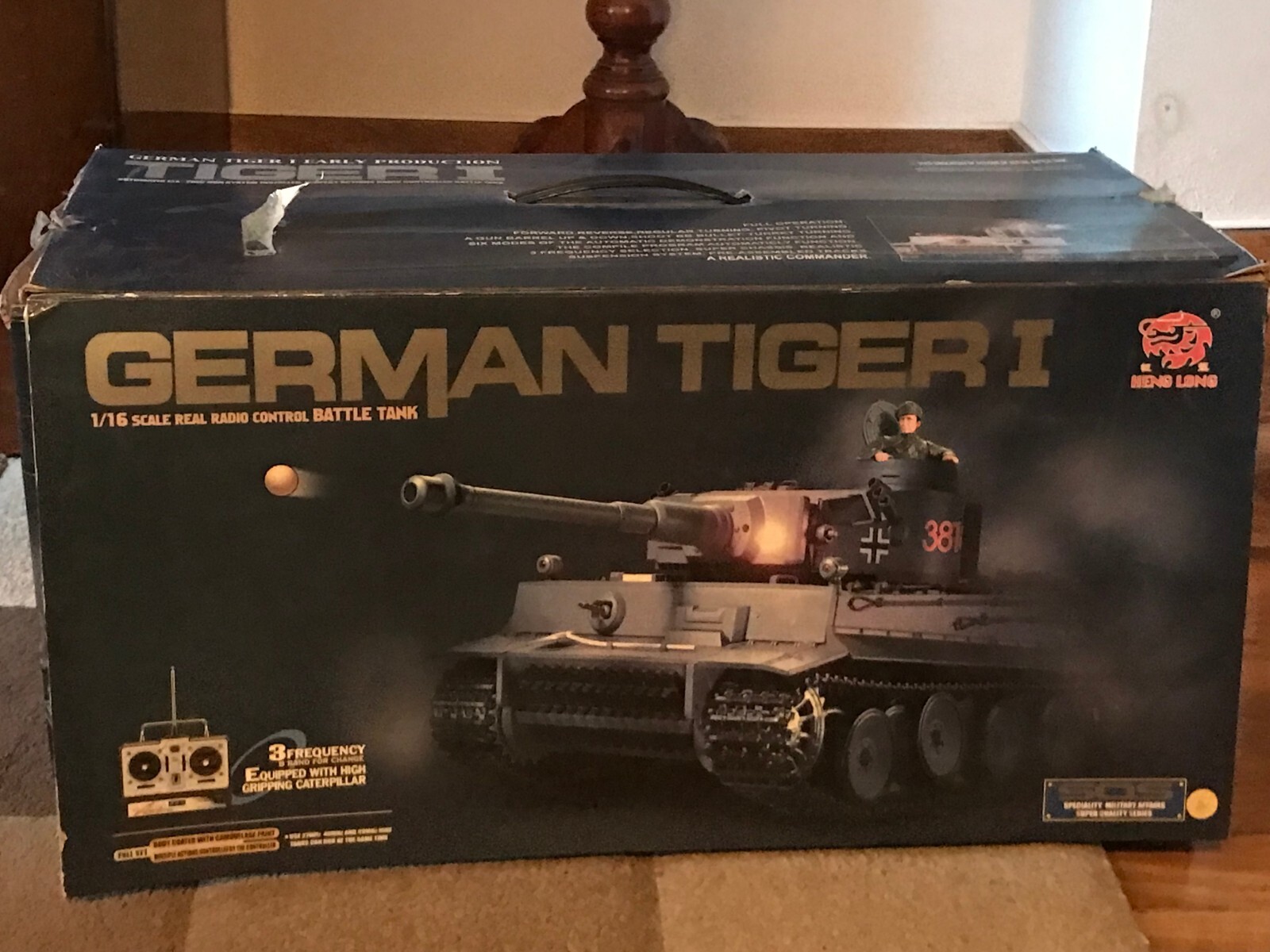 Heng Long German Tiger 1 Remote control tank with BB firing capability