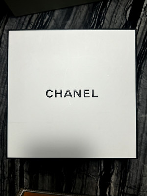 Chanel ORIGINAL Chance Eau Tendre Signature EMPTY Box Gift 9'' x 9'' x 4''