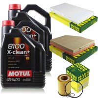 Motul 9L 5W-30 MotoröL+Mann-Filter FüR Bmw 6Er Cabriolet E64 645 Ci Touring