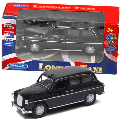 Welly The London Bus Black Cab Taxi with Opening Doors and Pull Back & Go Action - Picture 6 of 11