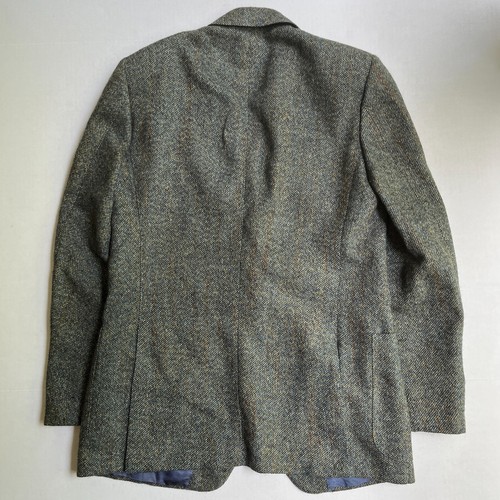 Cafra Milano Wool/Alpaca Blazer Jacket Mens 40 (EU 50) Green Blue Brown Vintage - Picture 3 of 11