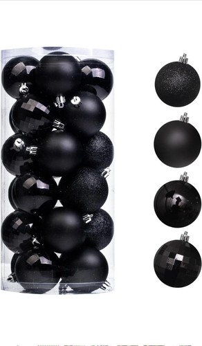 Ornaments- Black- 24pcs - 第 1/2 張圖片