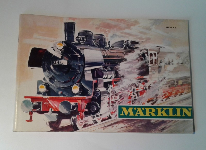 Märklin HO 1967/68 E MODEL RAILROAD CATALOG, GOOD CONDITION