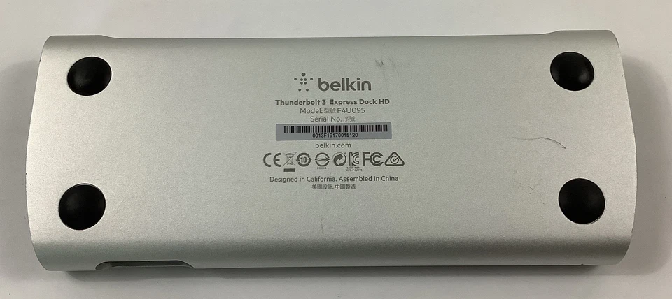 Belkin Thunderbolt 3 Express Dock HD F4U095 / Sin adaptador de corriente  Foto 3 de 3