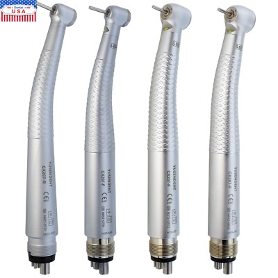 COXO Dental LED Handpiece High Speed Turbine 4 Hole Self Power Pediatric CX207-F