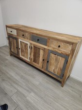 Madia credenza design vintage industriale shabby chic casa loft ferro legno