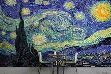 3D Starry Sky Wallpaper Wall Mural Removable Self-adhesive Sticker2882