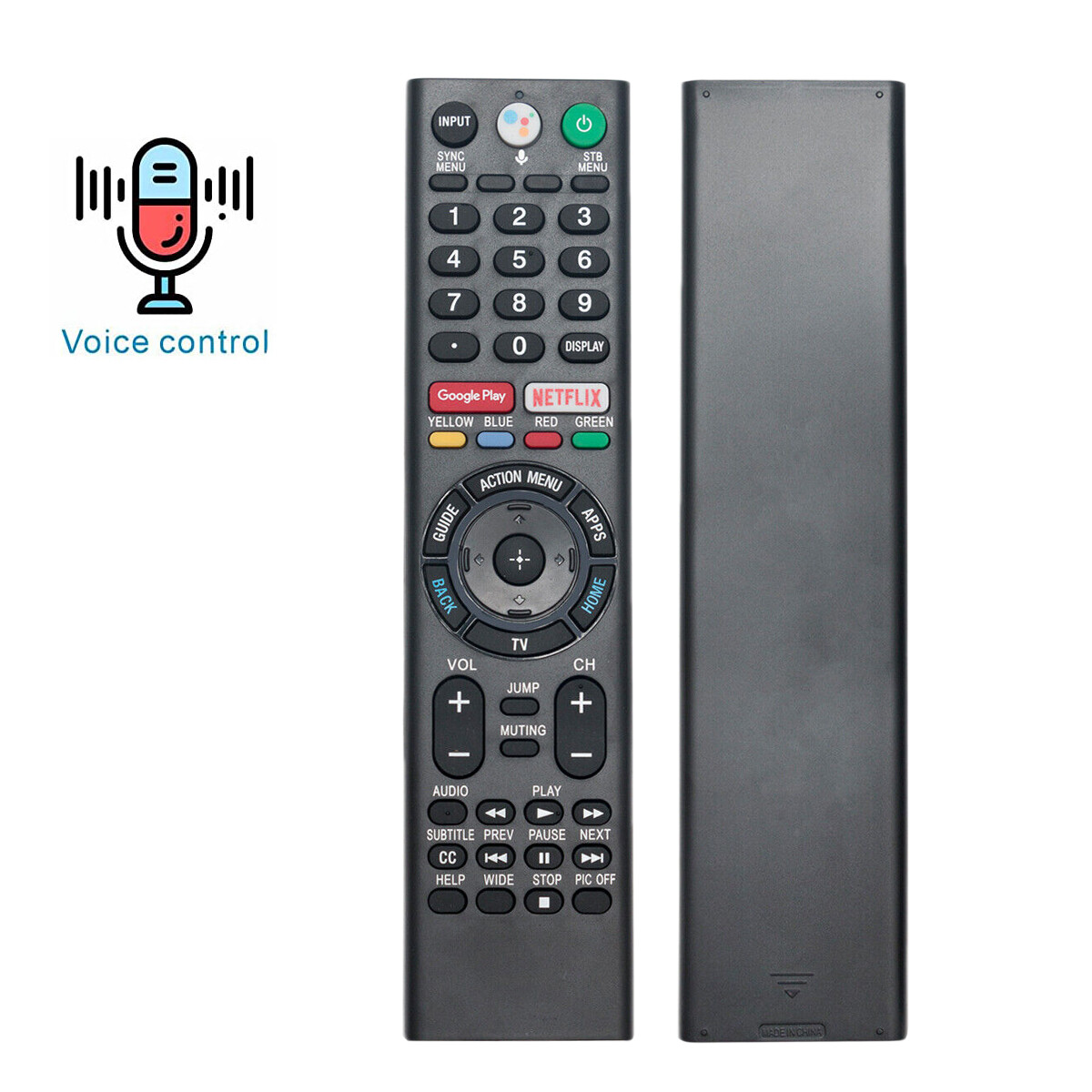 Magic Remote Control For Sony XBR65X900F XBR-55X800G XBR-49X800G