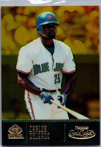 2001 Topps Gold Label Carlos Delgado Class 1 Gold /999 Toronto Blue Jays #18