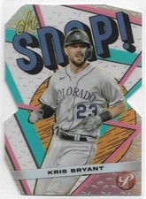 2023 Topps Pristine Kris Bryant #OS-12 Oh Snap! Die-Cut Insert Colorado Rockies