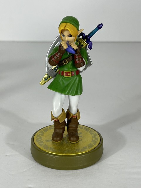 Amiibo Link The Legend of Zelda Ocarina Time Nintendo 3ds Wii U Japan Xmas Gift for sale online