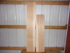 2 PC HICKORY LUMBER WOOD KILN DRIED BOARDS 15/16" THICK A66A END MATCH 1/4 SAWED