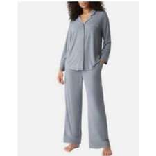 Gap Body Pajama Set Forever Favorite Gray Top  Lounge Pants  Top Soft NEW 80