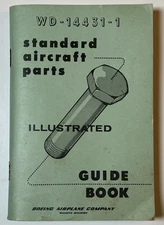 Boeing Standard Aircraft Parts Guide Book Illustrated WD-14431-1  1959