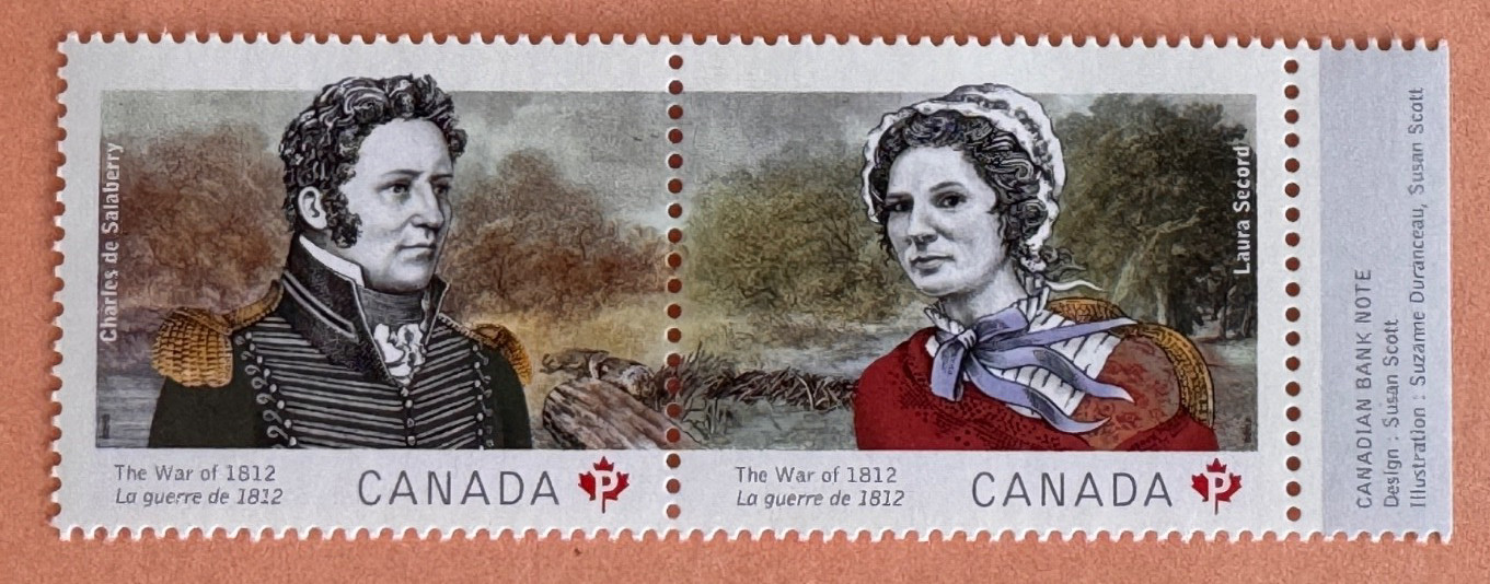 Canadian Stamps Scott 2650/51 The War of 1812 (2013) pair Mint NH