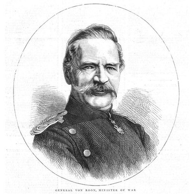 FRANCO PREUSSENKRIEG Von Roon Preußischer Kriegsminister - Antikdruck 1871